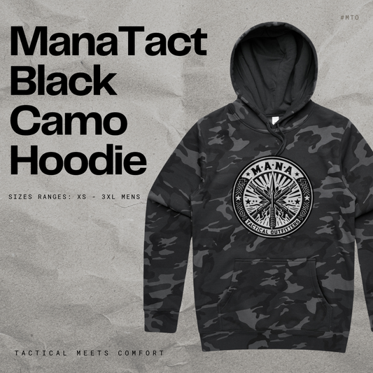 ManaTact Black Camo Hoodie